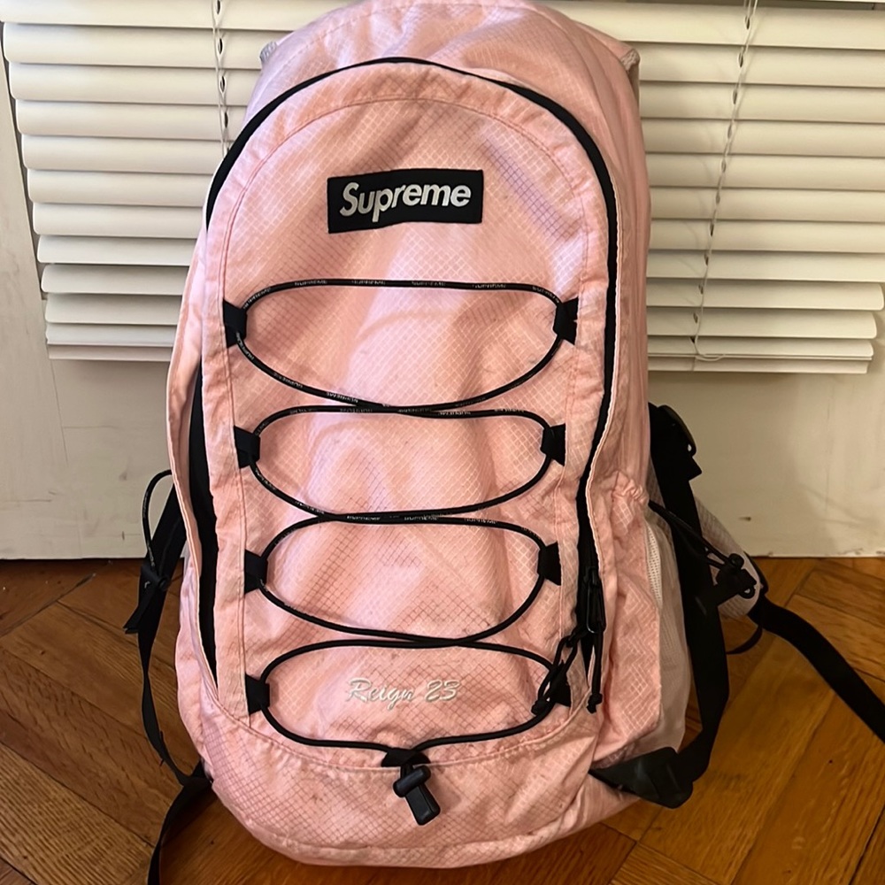 Supreme backpack pink